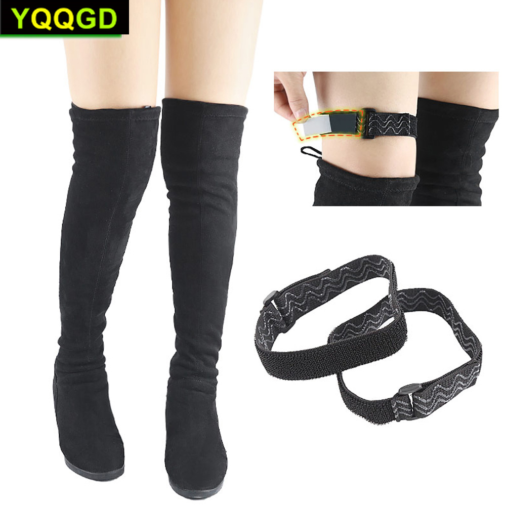 1einstellen Anti Unterhose Gürtel Für Stiefel Dekoration Klebrig Schnalle Krawatte Stiefel Elastische Verschluss Gürtel Tuch Bandage Stiefel Zubehör