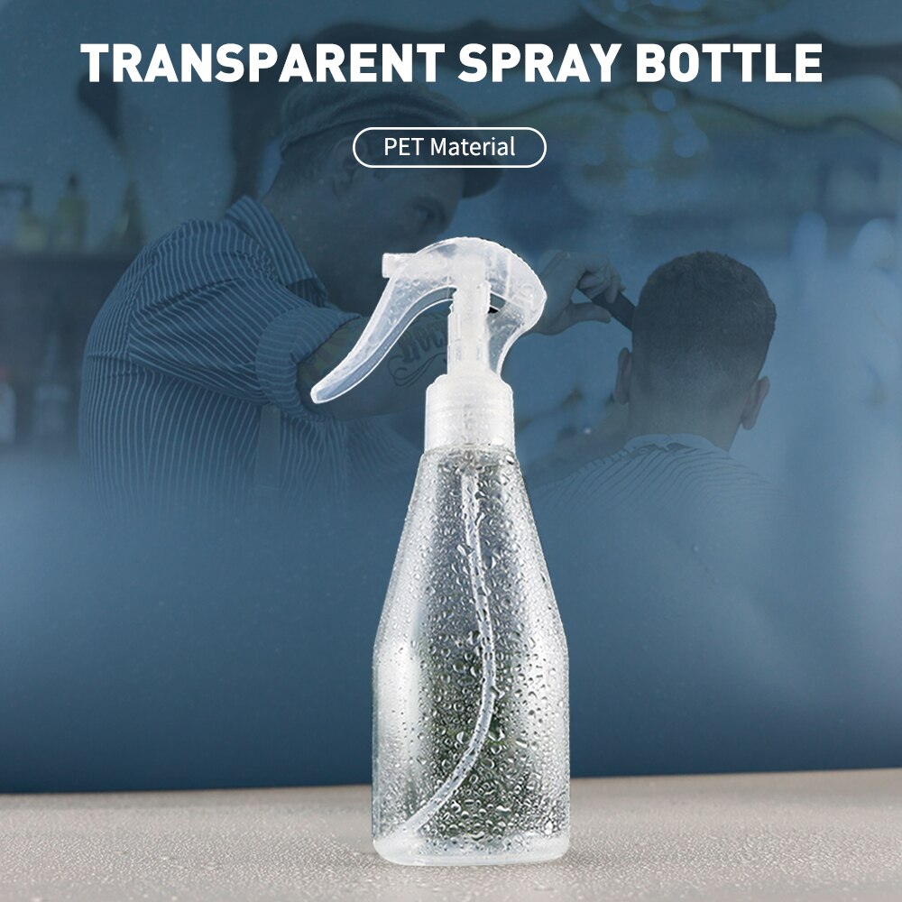 200ML Haustier-Material Weiß transparent sprühen Gießkanne Für Friseur Haarschnitt Unterstützen Werkzeuge Multi Zweck Nebel Spritzgerät Flaschen