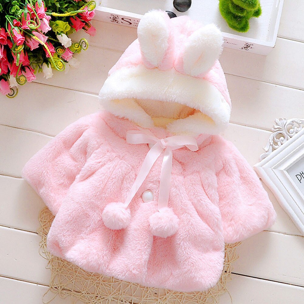 Baby Mädchen Winter Kleidung Baby Kleinkind Mädchen Pelz Winter Warme Mantel Mantel Jacke Dicke Warme Kleidung Ropa Invierno Baby der einstellen