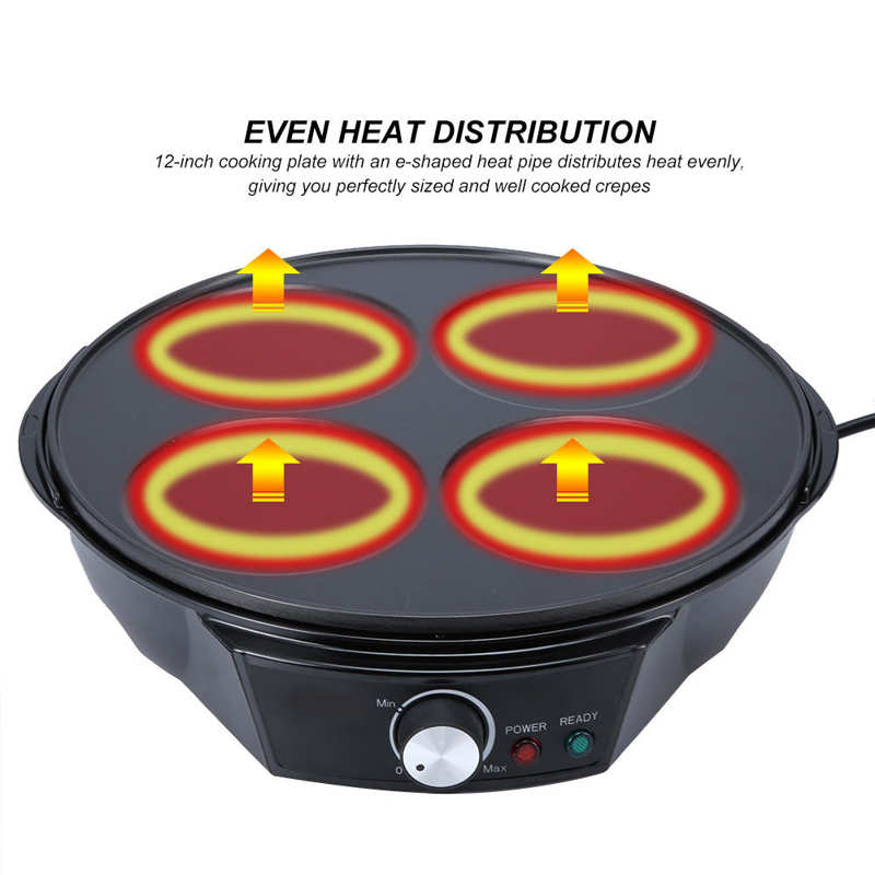 Pfannkuchen Maschine Multifunktionale Elektrische Pfannkuchen Maschine Hersteller Küche Geräte Eu-stecker 220-240V Krepp Maschine