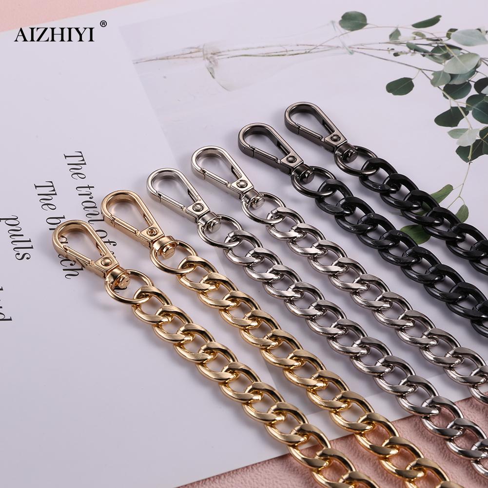 120cm Tasche Griff Zubehör Metall Kette Ersatz für DIY Geldbeutel Frauen Handtasche Umhängetasche Gurt