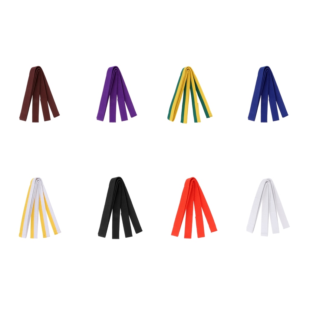 Langlebig Taekwondo Gürtel Doppel wickeln (Farben) Gürtel Judo Aikido Gürtel