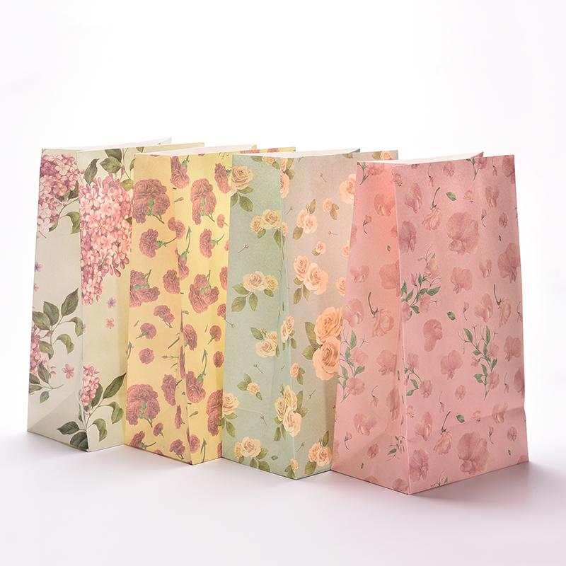 3 Teile/los Kreative lagerung papier Kasten Schreibtisch kleinigkeiten Abschluss-Kasten knapp Halfter Blume papier taschen Schreibwaren Veranstalter 23x13cm