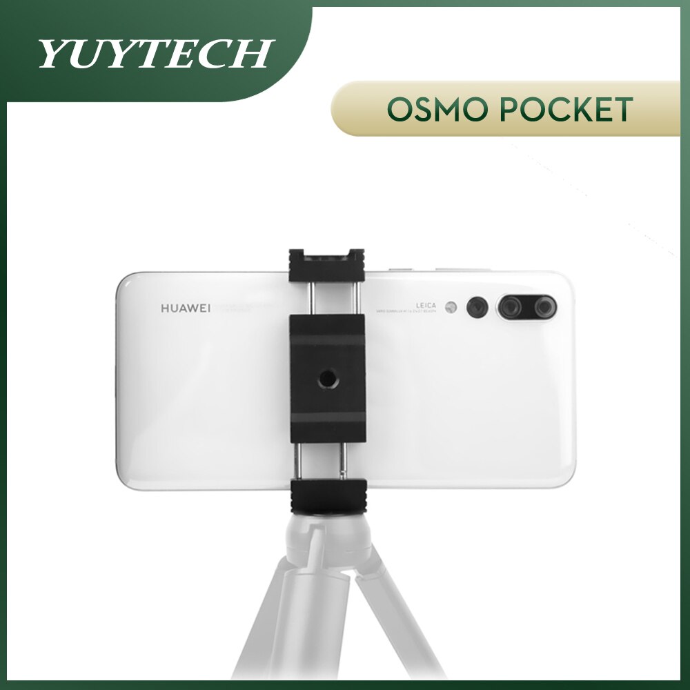 Universal- Metall Clever Telefon Halfter Halterung für DJI Osmo Tasche mit Kalten Schuh Clip 1/4 zoll Adapter Stativ Montieren Telefon Halfter