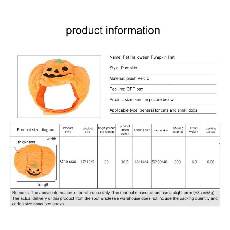 Haustier Clother Kürbis Hüte Für Katzen Halloween Katze Zubehör Lustige Kürbis Haustier Hund Hüte Haustier Kostüm Haustier Halloween Dekoration