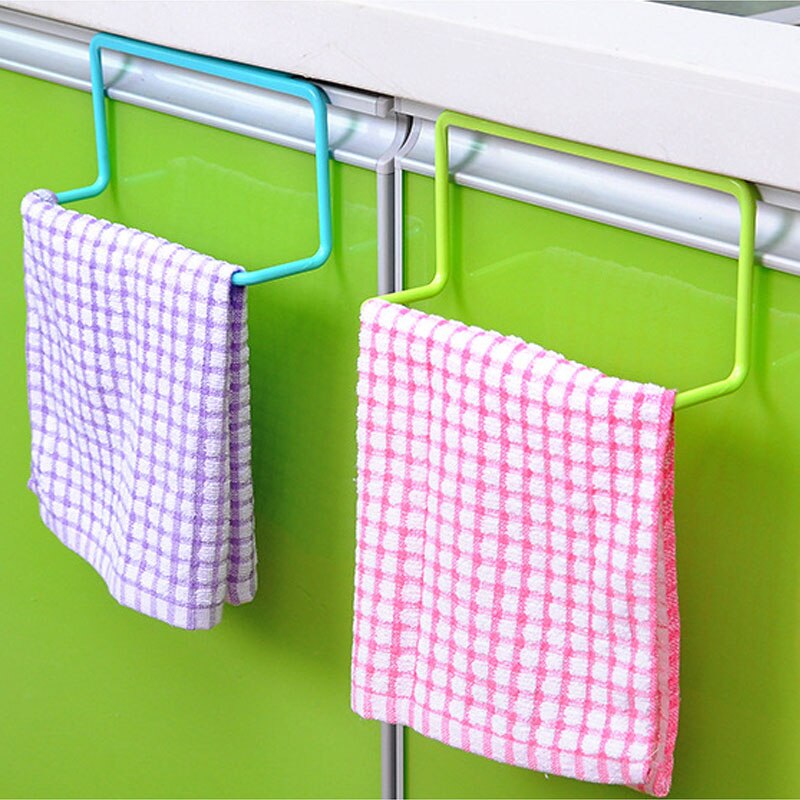 Küche Zubehör Handtuch Gestell Hängen Halfter küche Spielereien Schrank Schrank Tür Zurück Aufhänger Küche Organizer Cocina
