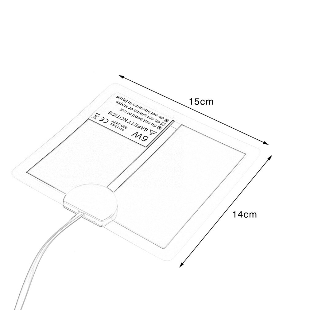 Heizung Warme Pad Einstellbare Temperatur Regler Inkubator matt Werkzeuge Terrarium Reptilien Wärme matt 5-20W Klettern Haustier EU UNS