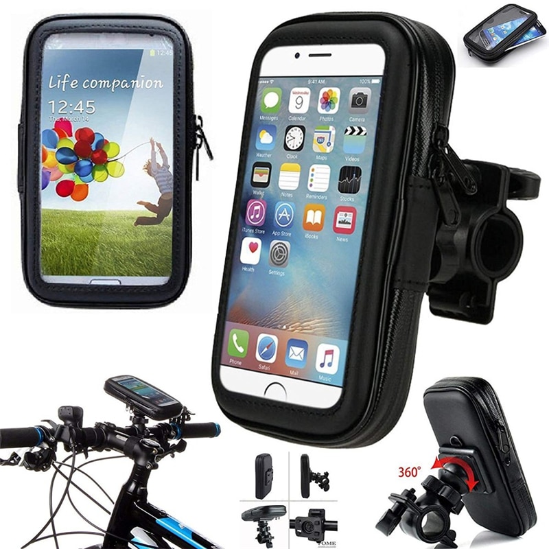 Fahrrad Motorrad Telefon Halfter Wasserdichte Fahrrad Telefon fallen Tasche Rolle Telefon fallen