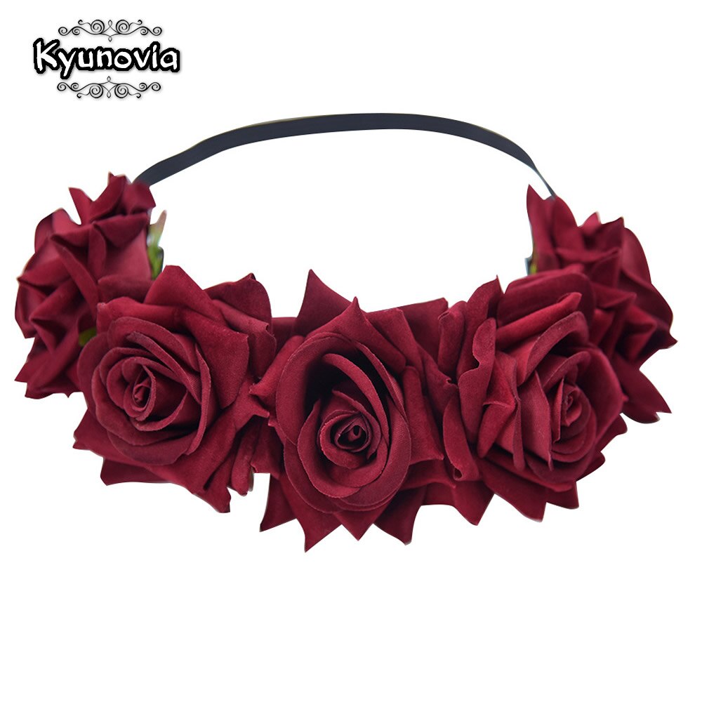 Hochzeit Team braut zubehör Frauen Mädchen der Blume Kopf Haar Band Stirnband Hochzeit Haar Zubehör durch65