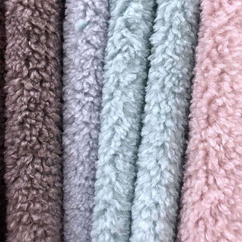 Faux pelz Stelle australisch nachahmung wolle Nachahmung alpaka kaschmir kleidung spielzeug schuhe und Hütte stoff