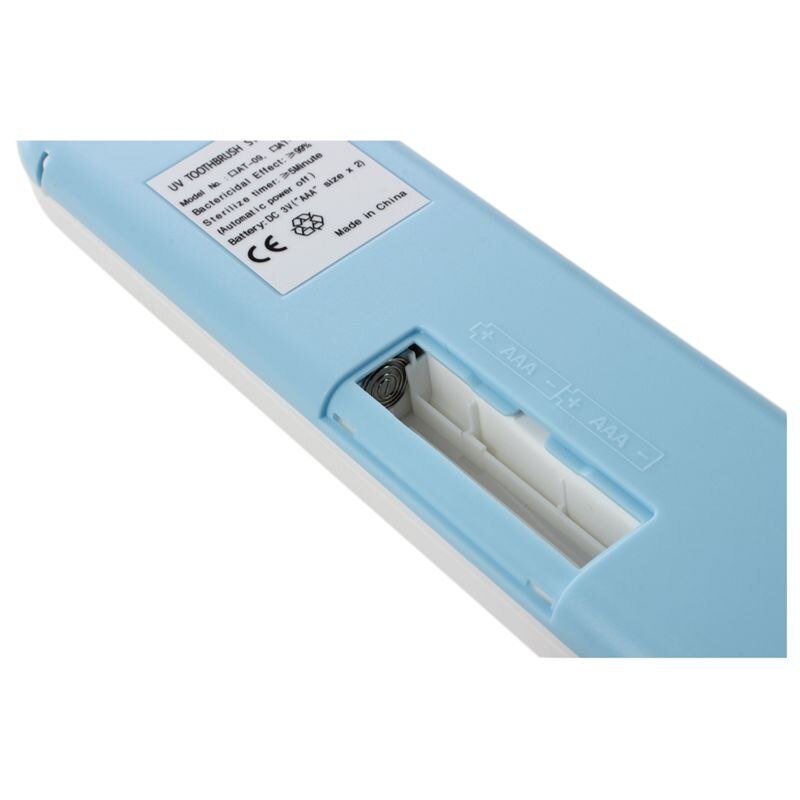 UV-Licht Zahnbürste Sterilisator Zahnbürste Halfter (Grau)