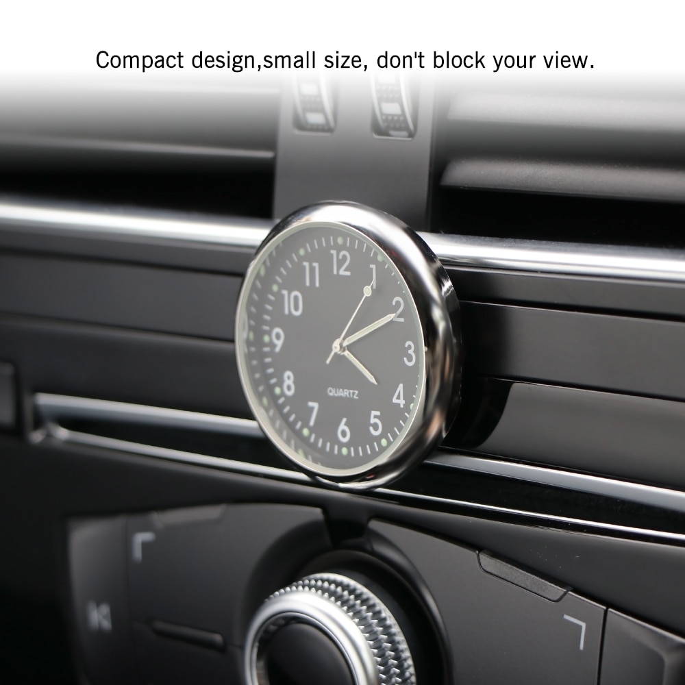 Mini Digital Auto Elektronische Uhr Elektronische Uhr Digital Mit Selbst-Klebstoff Halterung Elektronische Uhr Messgeräte Digital LCD Bildschirm