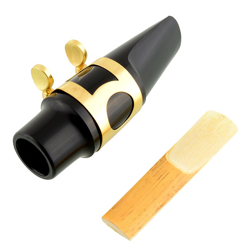 Neue Klassische Musik Alt SAX Mundstück Schwarz Für Saxophon Professionelle Kunststoff Billig Nützlich