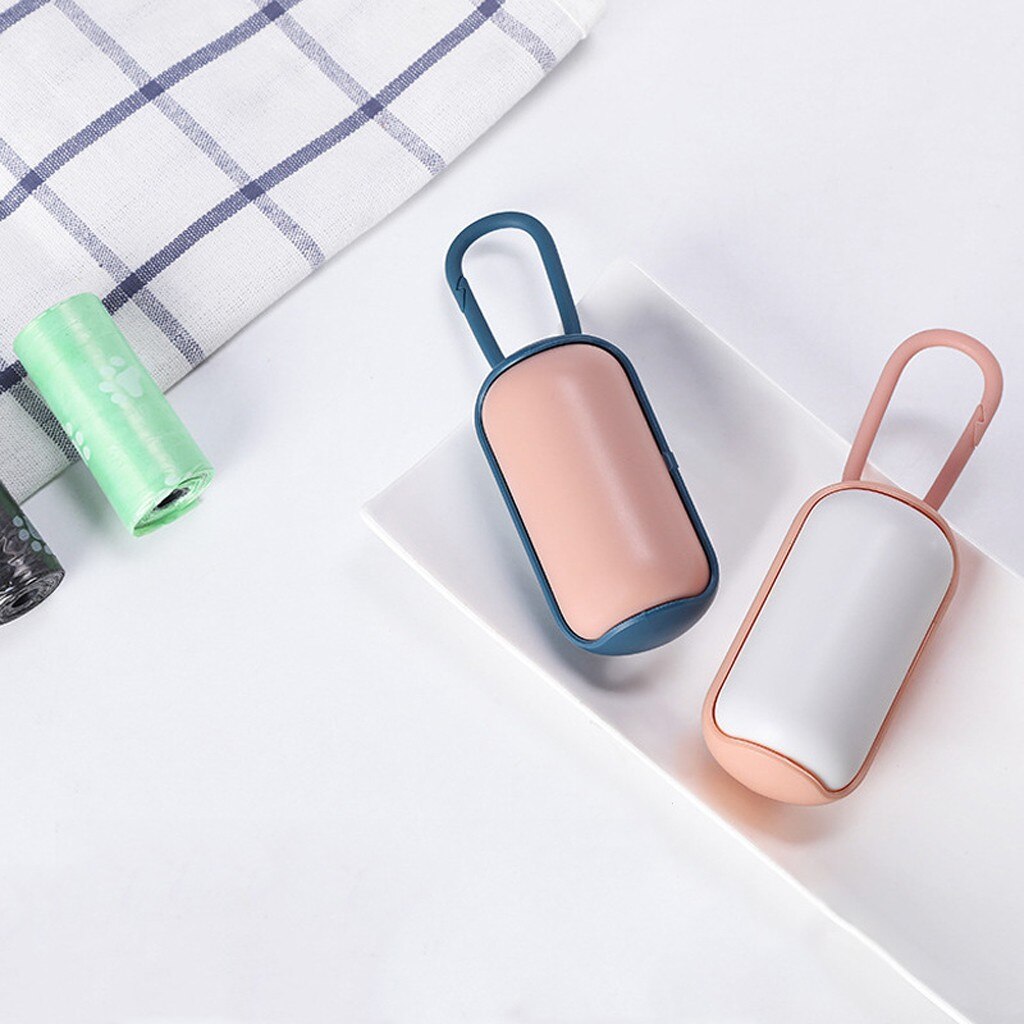 Haustier Hund Müll Kasten Elliptische Spender Tragbare Haustier Hund Reinigung Liefert Wurf & Einbruch Tragbare Wurf Kasten Für Haustier Hund