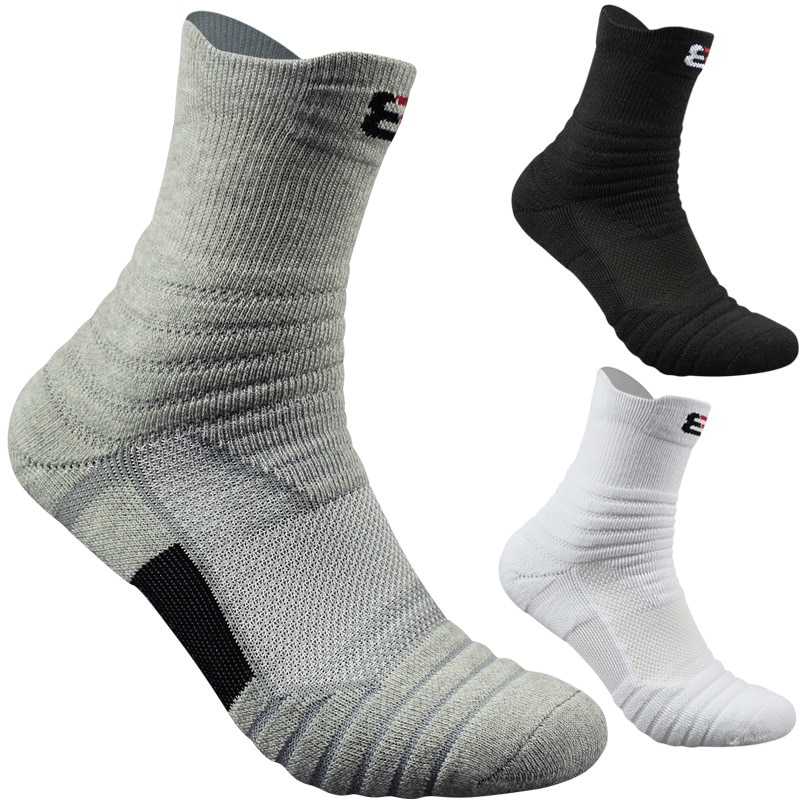 Männer Ich bin Freien Sport Elite Basketball Socken Männer Radfahren Socken Kompression Socken Baumwolle Handtuch Unten männer socken Skateboard