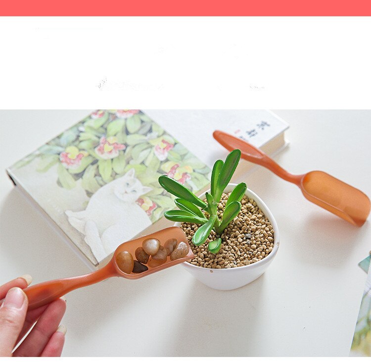 1PC Garten Werkzeuge Pflanzer Hand Werkzeug Kunststoff Schaufel Multi-funktion Mini Schaufel Löffel Anlage Topf Blumen Küche Dreher LF 161