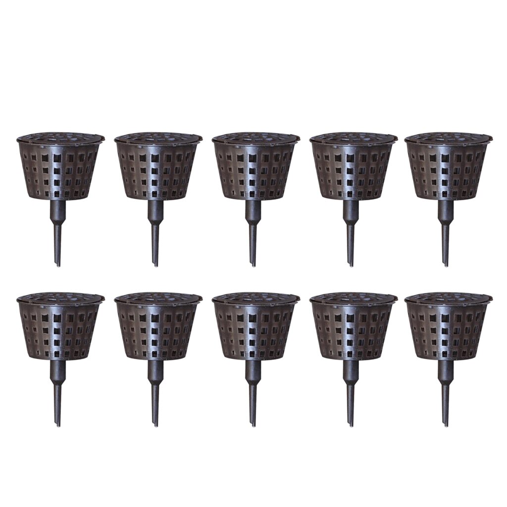 10Stck Kunststoff Dünger Korb Kasten Mit Abdeckung Für Garten Bonsai Anlage