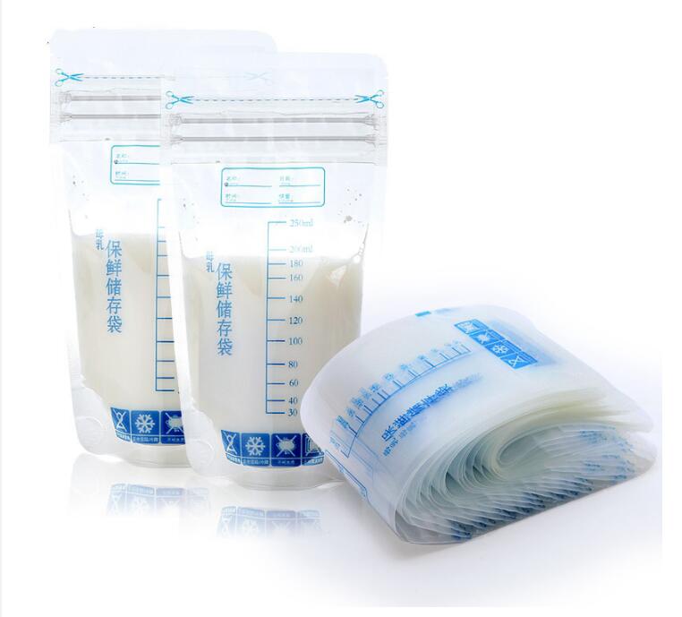 20/30 stücke 250ml Milch Gefrierschrank Taschen murmeln Milch Babynahrung Lagerung Brust Milch Lagerung Tasche BPA FREI Baby Sicher Fütterung Taschen Fütterung