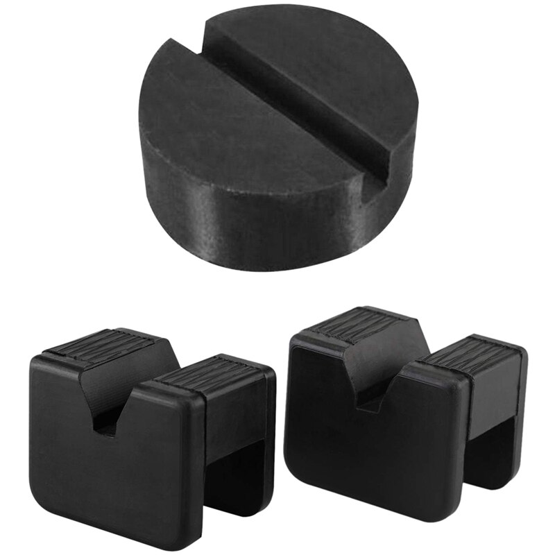 3Stck Auto Gummi Rabatt Pad Auto Fahrzeug Buchsen Pad Adapter Werkzeug-2Stck 63x44x50mm x 17Mm & 1Stck 60Mm x 2m x 8Mm
