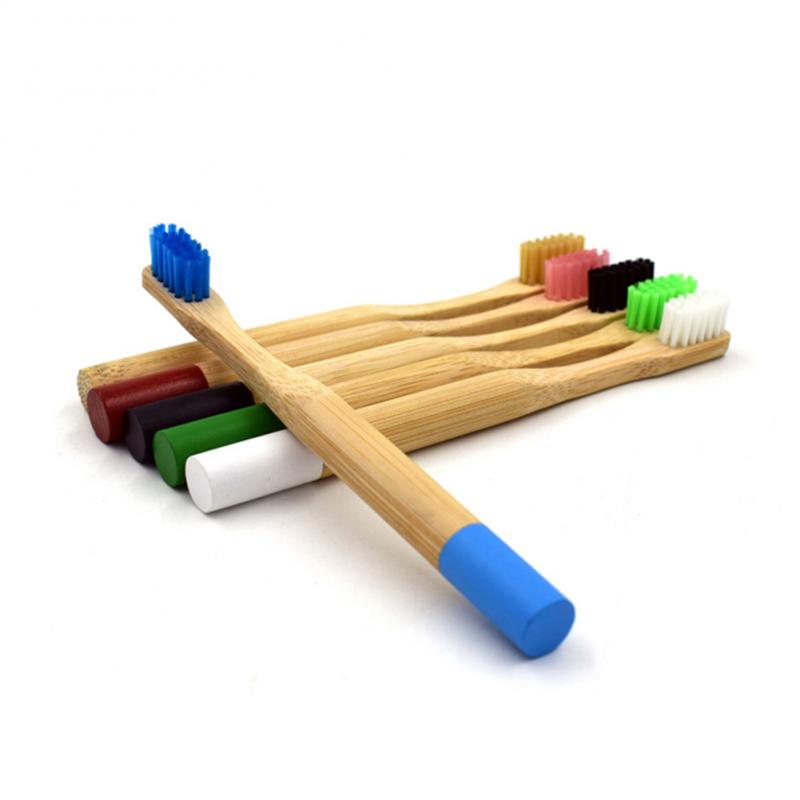 6 stil 1pc Bambus Natürliche Dauerhafte Anti Bakterielle Zahnbürste Umweltfreundliche Weichen Borsten Holz Weiche Sicher Zahnbürste Für Baby freundlicher
