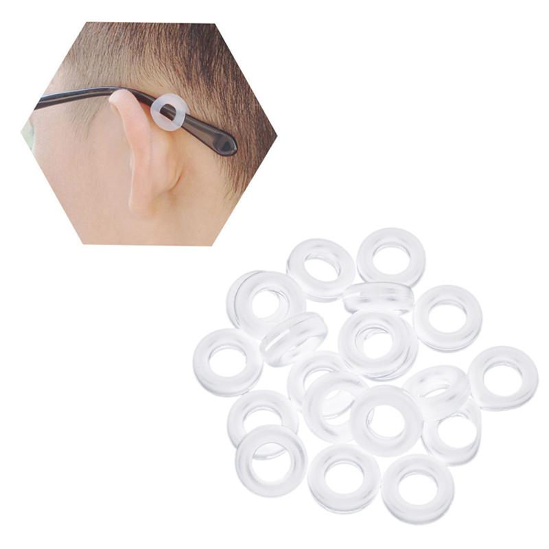 10 paar Silikon Brillen Tempel Tipps Hülse Halter Anti-Unterhose Runde Komfort Gläser Halterungen Für Gläser