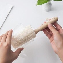 Nützliche Hause Reinigung Werkzeuge Tasse Pinsel Natur Grün Gesundheit Pinsel Tasse Reinigung Pinsel Flasche Pinsel Faser Pinsel Holzgriff Pinsel