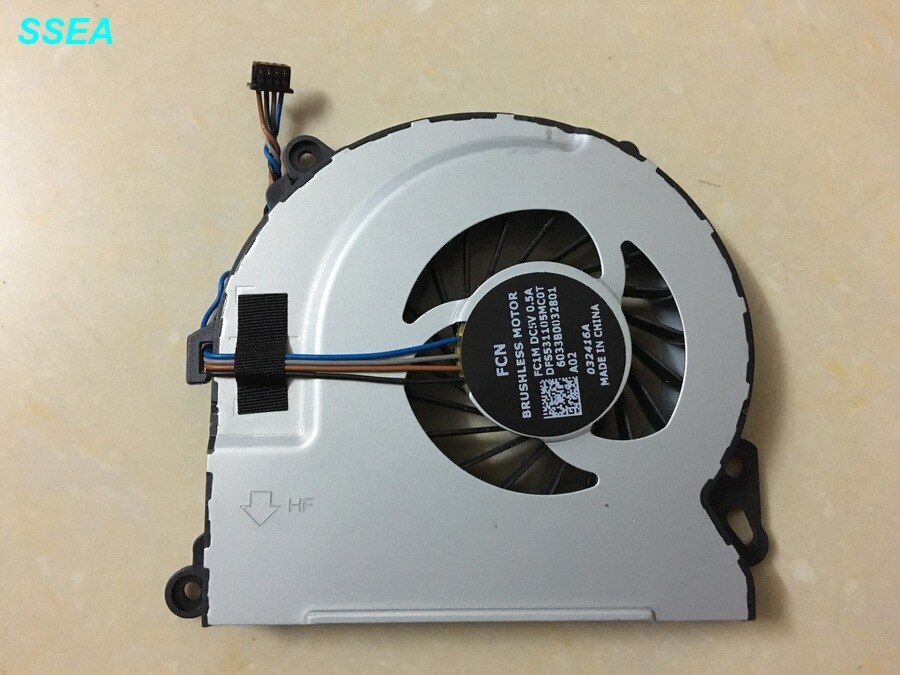 SSEA Neue Laptop Cpu-lüfter für HP Neid 15 TOUCHSMART-J Neid 17 CPU Kühler Fan KSB06105HB 6033B0032801 DFS531105MC0T