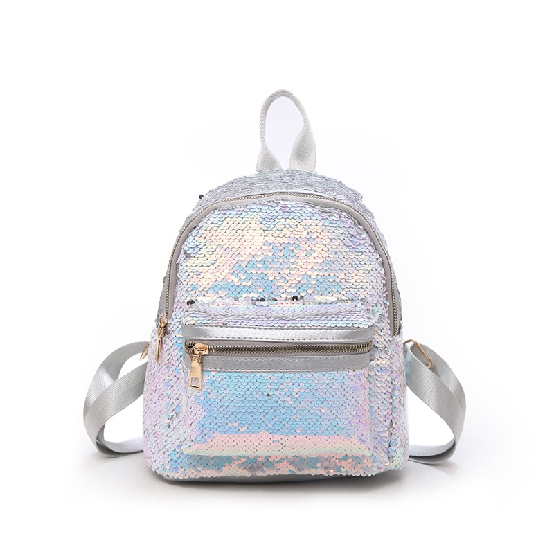 funkeln Frauen Pailletten Rucksack Teenager Mädchen Reisen glänzend Rucksäcke Taschen Bling Rucksack Schule Taschen Mini Rucksäcke