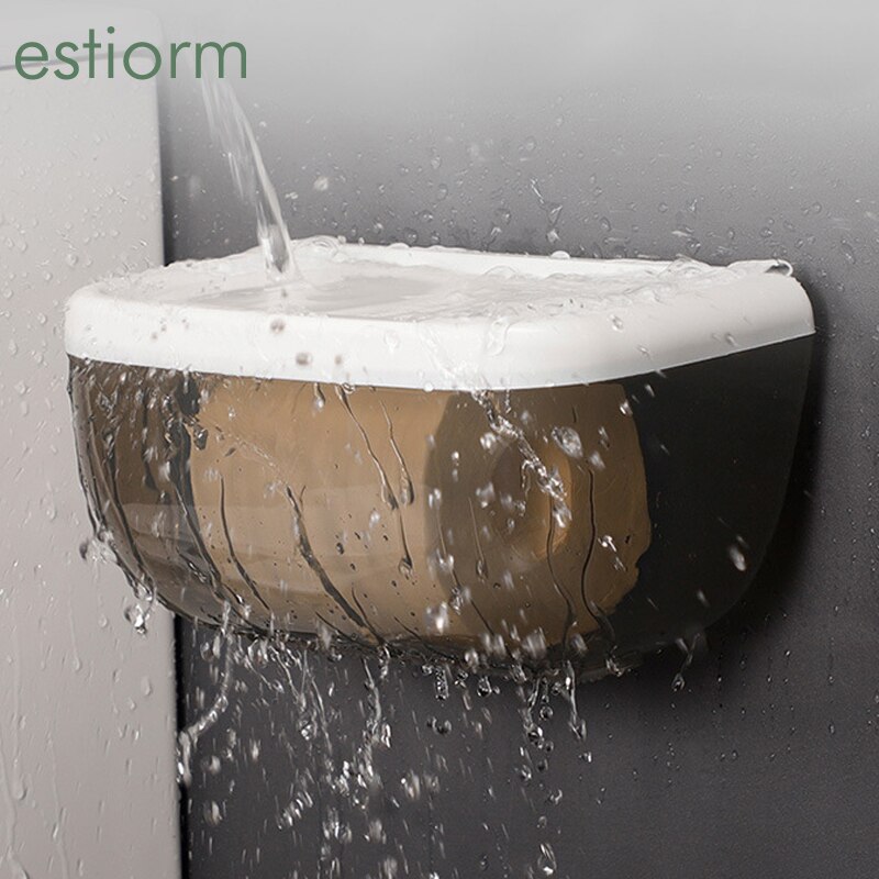 Wasserdicht Wc Papier Halfter, Zauberstab Halterung Wc Papier Spender, Gewebe Papier Kasten-Rolle Papier Handtuch Halfter für Küche, Schlecht