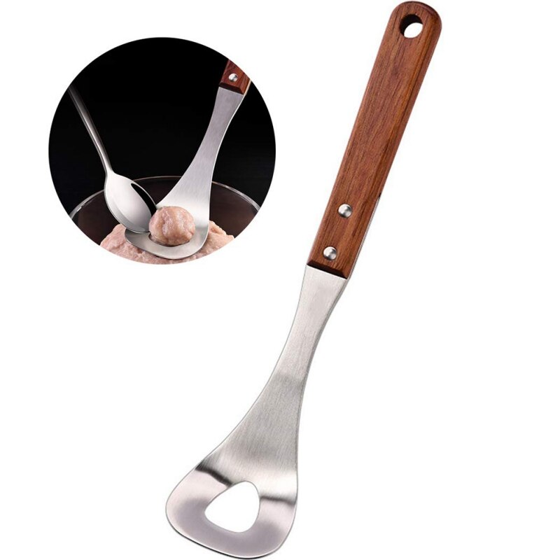 Kreative Frikadelle Hersteller Löffel Fleisch Baller Mit Leckage See Fleisch Nicht-Stock Ball Schimmel Küche Utensil Gerät Fleisch Werkzeug lange Handl