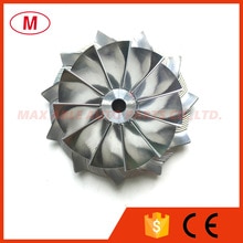 TD03 14T 39.55/51,00mm 11 + 0 klingen Vorwärts Turbo Billet Kompressor Rad/Turbolader Aluminium 2618/fräsen kompressor Rad
