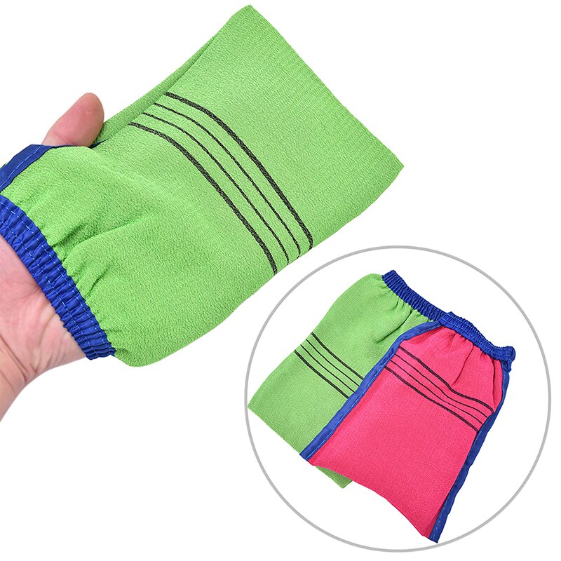 Korea Band Zurück Pinsel Peeling Handschuhe Peeling Körper Handtuch Massage Dusche Wäscher Peeling Schwamm Waschen Schlecht Handschuhe