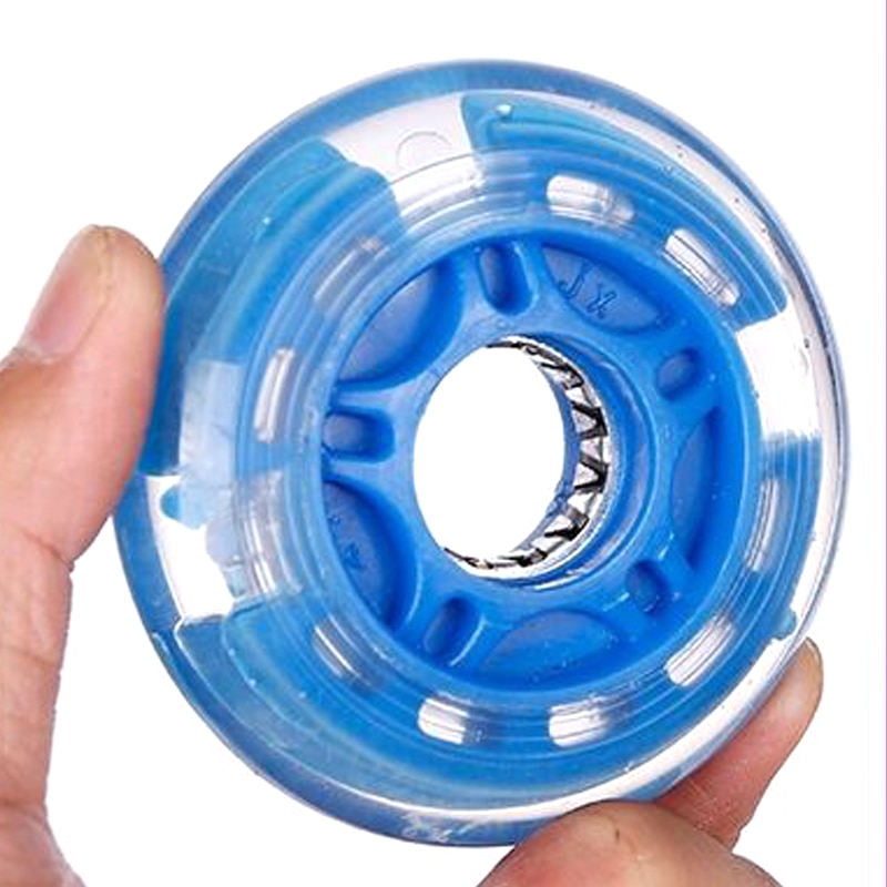 4 Stck Inline Rollschuhe Räder Blitz-Licht hoch mit Magnetische Ader Schiebe Rolle skaten &Ampere; T8