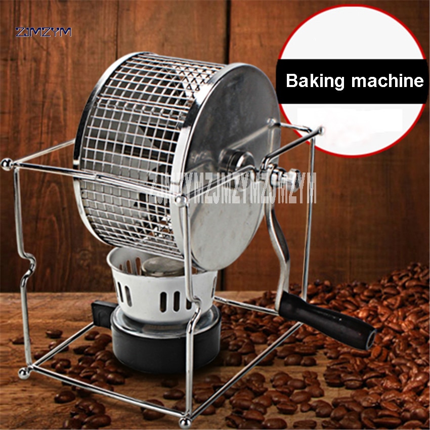 Neue Handgemachte Bohnen Maschine Kaffee Bohne Backen Maschine DIY Kleine 18-8 Lebensmittel Klasse Edelstahl Rolle Backen maschine