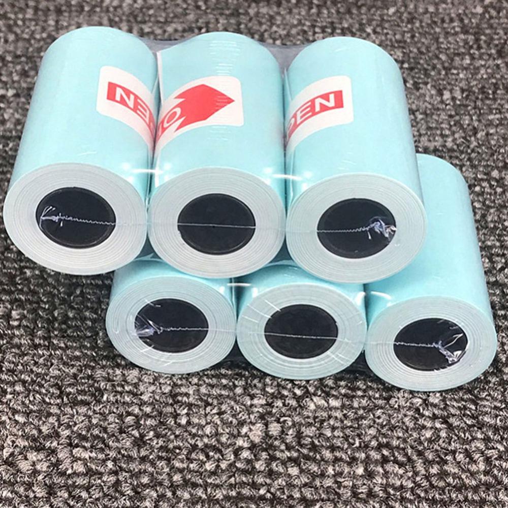 Neue 3 stücke Selbst-Klebstoff Drucken Direkte Thermische Papier Druckbare Aufkleber Papier Rolle Etikett Rolle Für Tasche Thermische Drucker