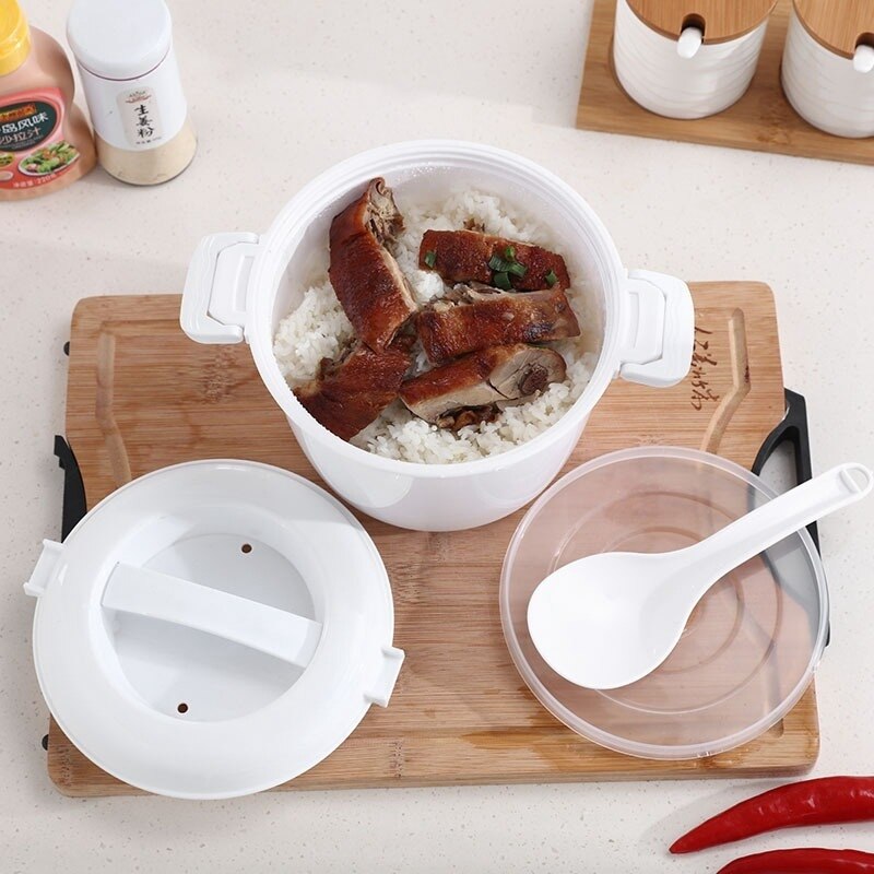 Multifunktions Kleine Mittagessen Container Mikrowelle Herde Kochgeschirr für Mikrowelle Mikrowelle Reiskocher
