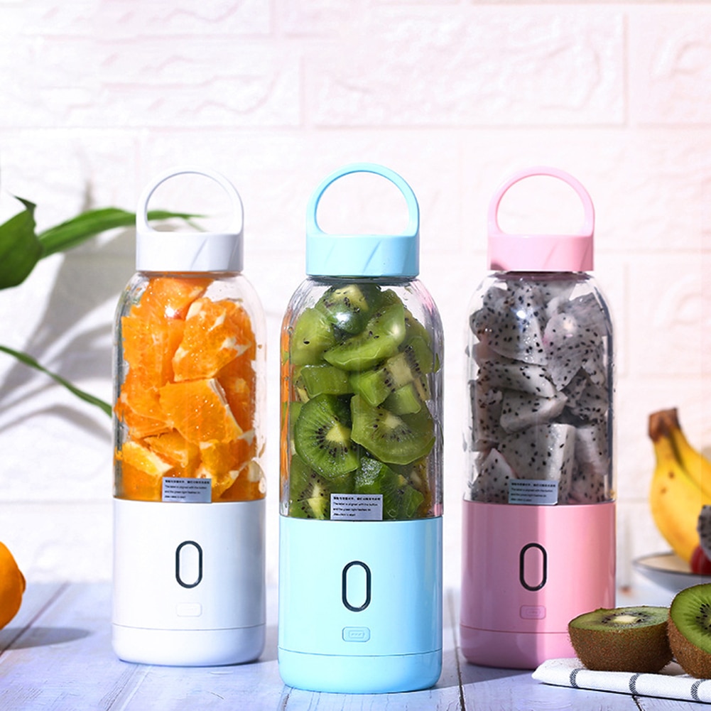 500ml Tragbare Elektrische Entsafter 148W USB Aufladbare Smoothie Rührgerät Obst Tasse Maschine Mini Küche Rührgerät Hersteller Küchenmaschine