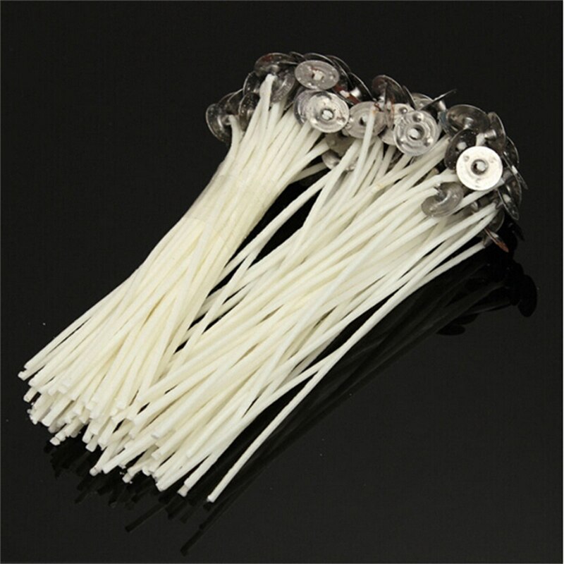 30Stck 100mm Kerze Docht Vor Gewachst Kerze Docht Mit Sustainers Baumwolle Kernlosen Kerze Dochte Baumwolle Machen Material