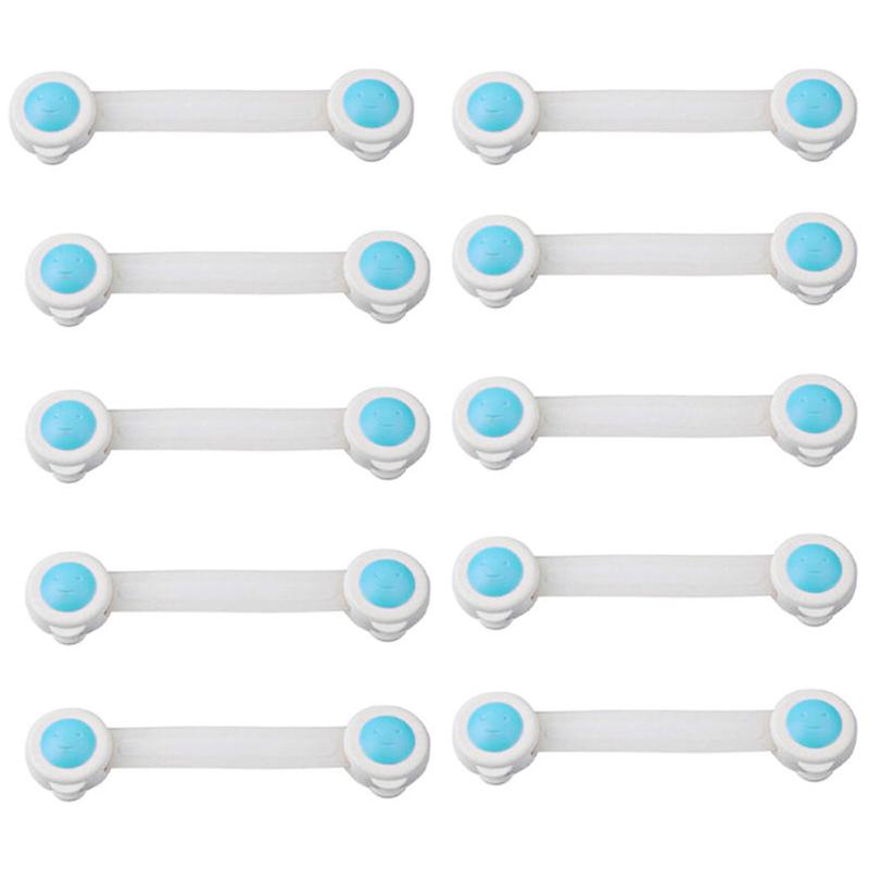 10Stck Art Sicherheit Schrank Schloss Baby Sicherheit Schutz Tür Kühlschrank Blocker Kunststoff sperren für Schränke freundlicher