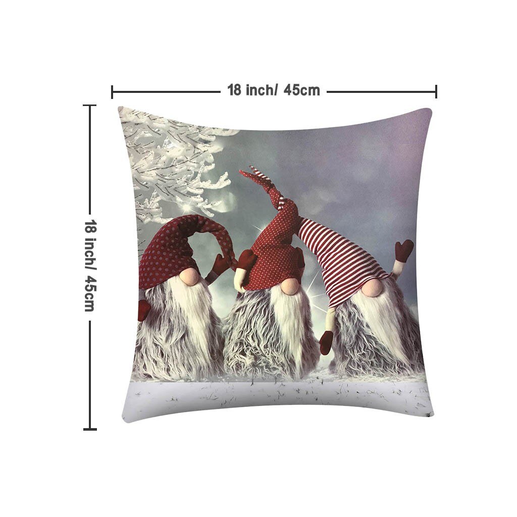 2Stck Weihnachten Druck Kissen fallen Polyester Sofa Auto Kissen Abdeckung Wohnkultur Platz kissen abdeckung наволочки декоративные