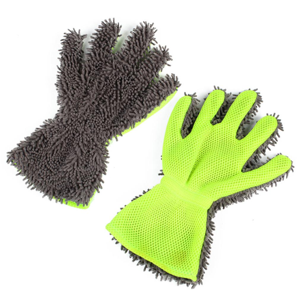 Weiche Absorbancy Handschuh Hohe Dichte Auto Reinigung Auto Waschen Handschuh Auto Staub Reinigung Motorrad Waschen Trocknen Handtücher Auto Styling Heißer