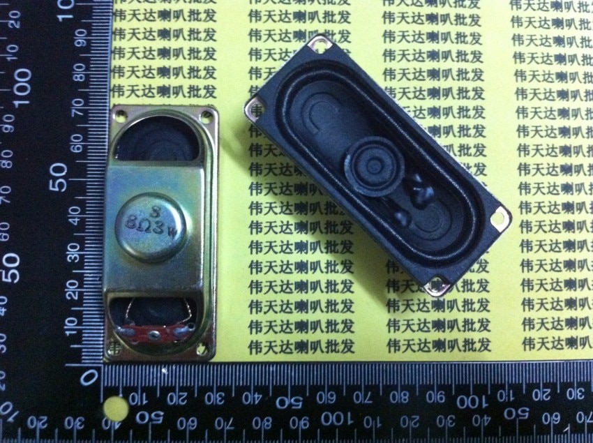 Neue LCD Monitor TV lautsprecher Horn 8 Ohm 3 Watt 8R 3 W 3070 30*70 MM Dicke 18mm Audio- Lautsprecher