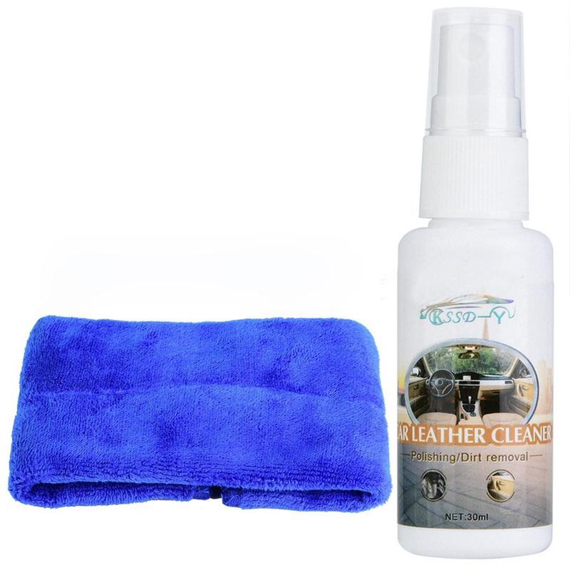 30mL Auto Wachs Auto Innen Sitz Hochglanz Wachs Wartung Reinigung Werkzeuge Staub Entfernung Flüssigkeit Haushaltswaren Waschen Auto