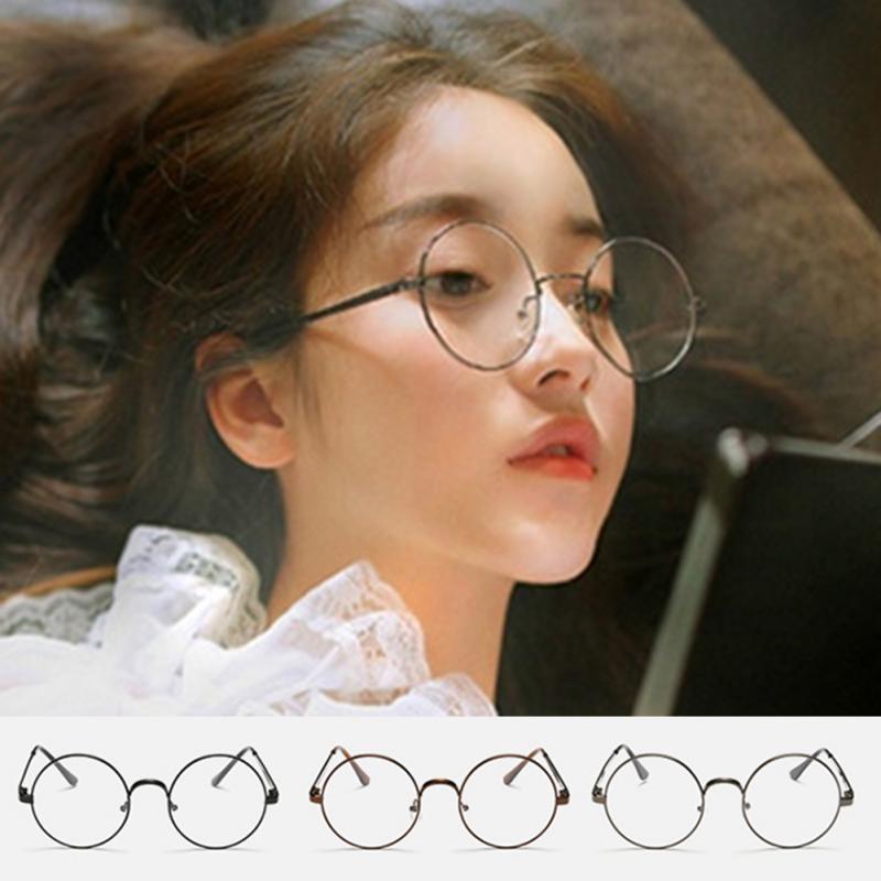 Frauen Männer Koreanische Runde Brille unisex Brillen Optik Rahmen Brillen Jahrgang Brillen Gläser