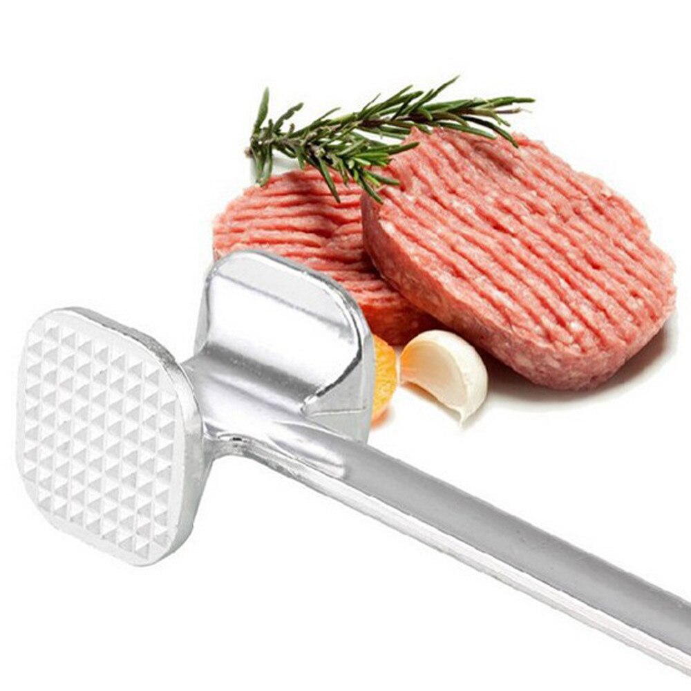 19,5 cm Zwei Seiten Aluminium Fleisch Hammer Hammer Rindfleisch Huhn Steak Rindfleisch Porks Fleisch Hammer Hammer Rindfleisch Huhn küche zubehör