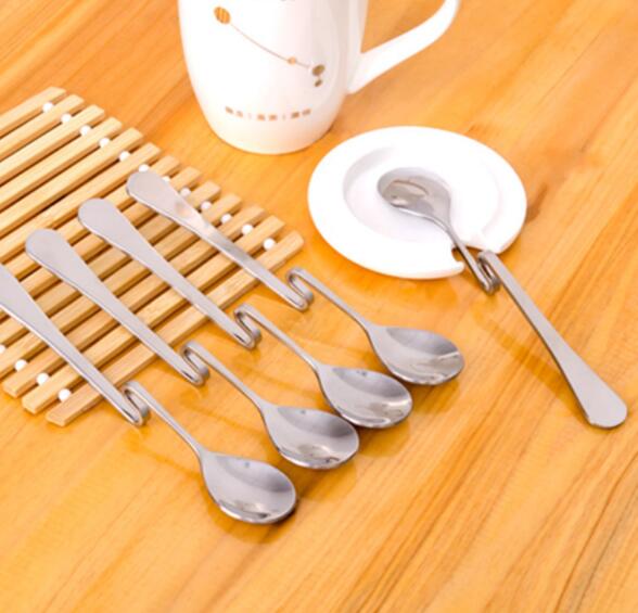 Edelstahl Küche Kaffee Löffel Nachtisch Löffel Kaffee Scoop Rühren Löffel Grün Tee Löffel Lepels Colher Kaffee Zubehör