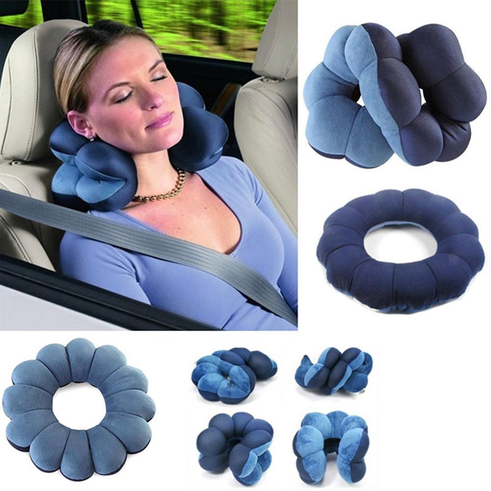 Neue Kissen Zervikale Massage Pflaume Nacken Kissen draussen Sport Auto Decration Reise Twist bilden Blume Kissen