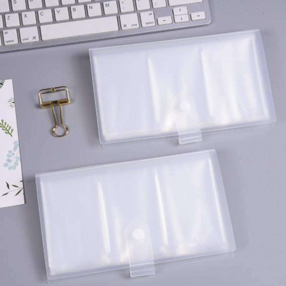 1PC transparent Visitenkarte Ich würde Karte Halfter 240 Karte Büro Fahrkarte Kapazität Halfter Sammlung Karte Große Karte Geschäft Slo y1Z7