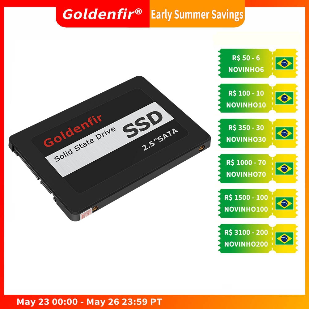 Niedrigsten preis SSD 64GB 120GB 240GB 480GB Goldenfir fest Zustand disk festplatte 120GB schwer Stock 240GB SSD für pc