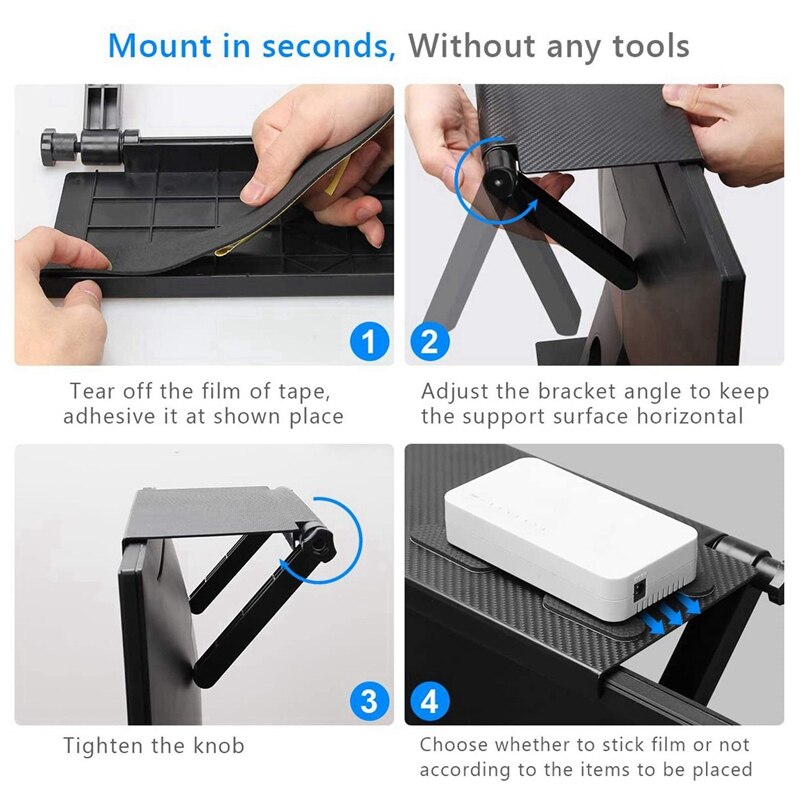 Einstellbare Sn oben Regal Schreibtisch Computer Monitor Regal & K9USB 5,0 Bluetooth Empfänger AUX Bluetooth Adapter